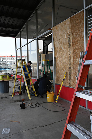 precision glass installing glass front